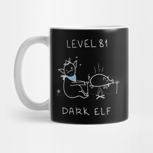 Level 81 Dark Elf - black ($ for SilverCord-VR) Mug